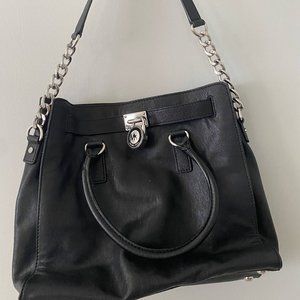 Micheal Kors Classic Black and Silver Tote